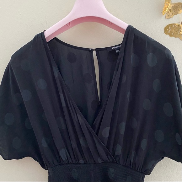 NWT: MADEWELL | Wrap-Front Smock-Waist Jumpsuit - Picture 5 of 9